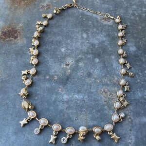 Sundance Catalog Pearl and Gold Vermeil Necklace